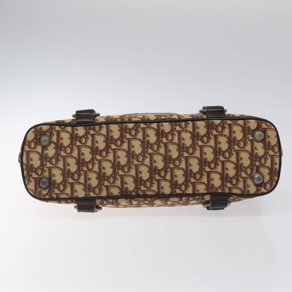 DIOR Trotter Canvas Hand Bag Brown - Picture 9 of 13